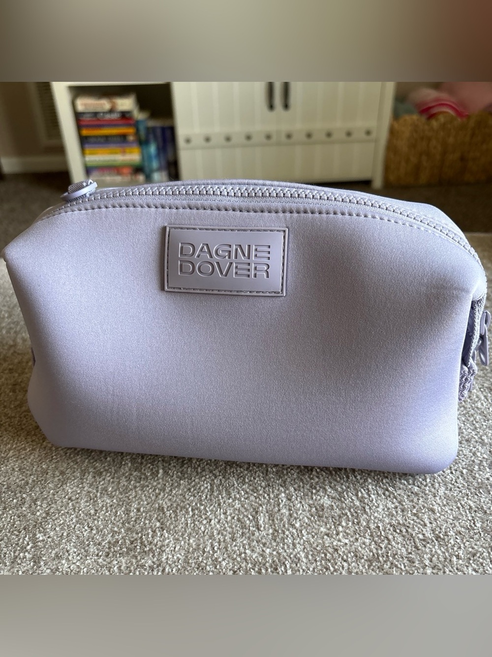 Dagne Dover Hunter Toiletry Bag - Light Lavender Neoprene Zip Pouch